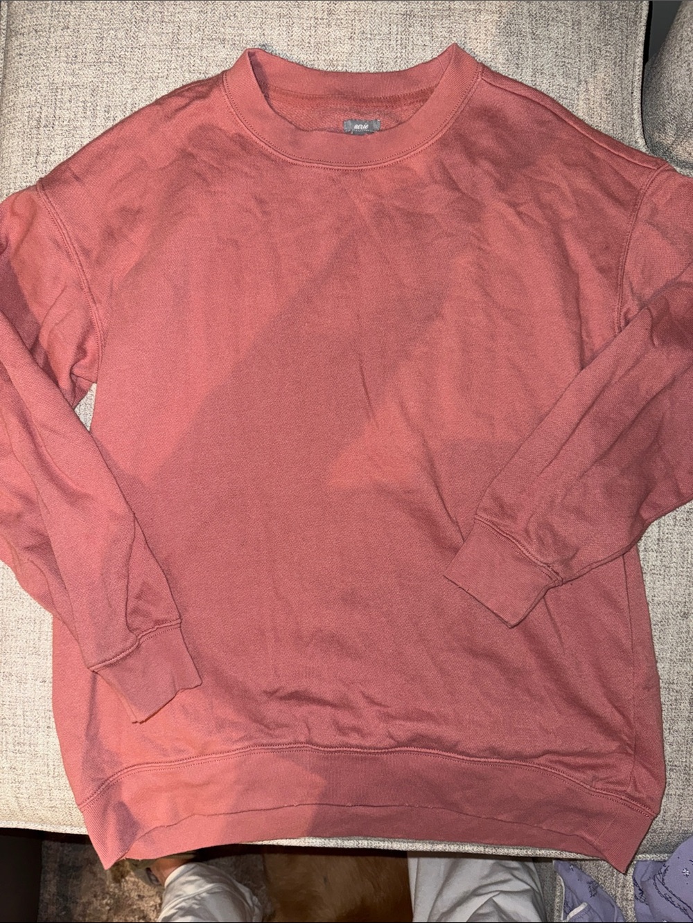Aerie mauve pink crewneck